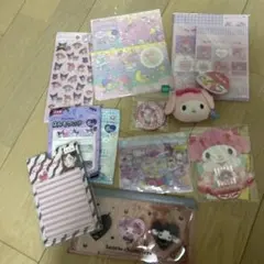 サンリオマイメロマスコット缶バッチお年玉袋絆創膏クリアケースぷくぷくシール