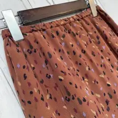 ストロベリーフィールズ 柄ロングスカート オシャレ 訳あり