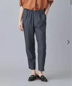 MARECHAL TERRE×PARIGOT ウエストギャザーパンツ チャコール