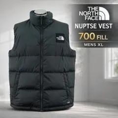 【THE NORTH FACE】ヌプシベスト 700FP ダウン ブラック XL