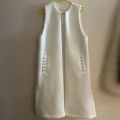 PICIN PERLA ホワイト ノースリーブベスト