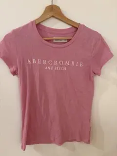Abercrombie & Fitch ピンク 半袖Tシャツ XS