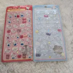 キティ　シナモンロール　ボンボンドロップシール