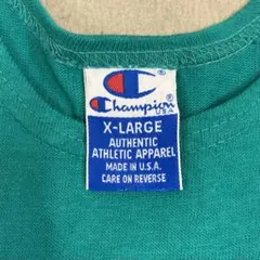 90s USA製 ビンテージ Champion タンクトップ XL 緑 グリーン