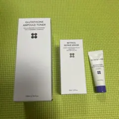 スキン＆ラブ　グルタチオントナー　化粧水レチノールリペアセラム 美容液　新品