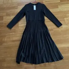 UNIQLOコンビネーションワンピース黒L