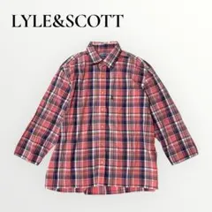 LYLE&SCOTT シャツ ブラウス 胸ポケット ギンガムチェック 【XL】のサムネイル