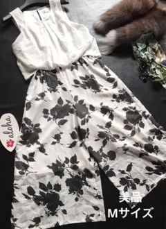 ♡CECILMCBEE♡花柄ワイドパンツ♡シフォンオールインワン♡美品