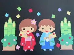 壁面飾り　お正月　1月のサムネイル