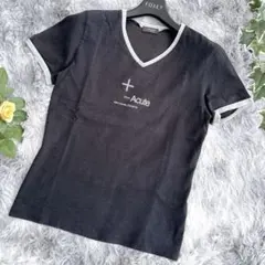 コムサデモード Vネック Tシャツ カットソー 半袖 ブラックのサムネイル