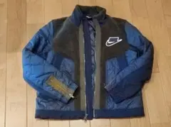 NIKE フリースジャケット ボア キルティング Mサイズ　ブラックオリーブ