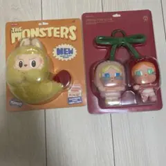 正規品POPMARTイヤホンケースエビフライ&クライベイビーチェリー2点セット