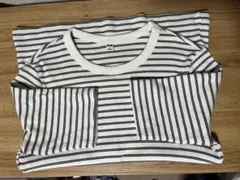 UNIQLO ストライプ 半袖Tシャツ Lサイズ
