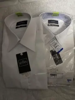 【未使用】PERSON'S Savile Row 長袖ホワイトシャツ　2着