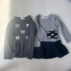 ams FAM 長袖カットソー 100 組曲長袖110セット