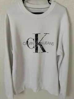 CALVIN KLEIN JEANS ホワイト スウェット