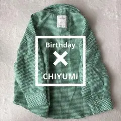 ＊新品＊最終価格＊birthday CHIYUMコラボギンガムチェックシャツ