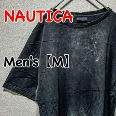 HE19【US輸入】NAUTICA(ノーティカ)　Tシャツ【メンズM】ブラック