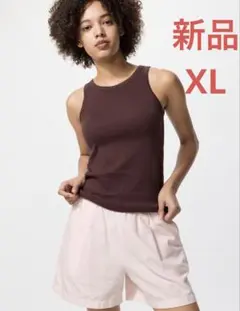 ユニクロ　コットンイージーショートパンツ　ショートパンツ　ピンク　XL