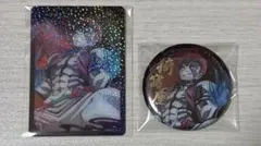 鬼滅の刃　アニプレックス　缶バッジ　クリアカード　猗窩座