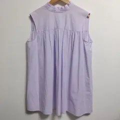 ユナイテッドアローズ ブラウス バックリボン フリル ノースリーブ 美品