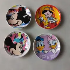 ディズニーキャラクター小皿 4枚セット