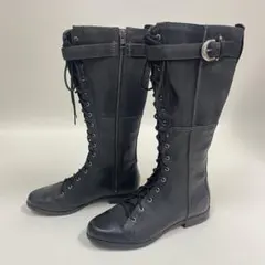 Timberland レースアップ ロングブーツ 黒 25.0cmのサムネイル