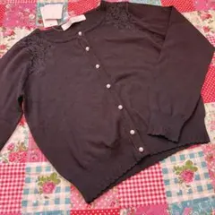 ブラック カーディガン