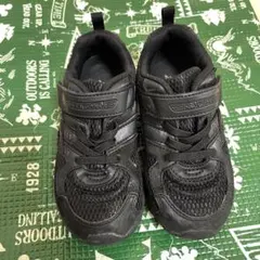 瞬足　ブラック スニーカー 18.0