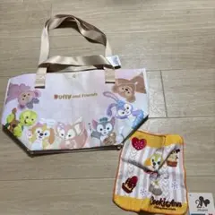 美品☆ディズニーシーDuffy ミニトートバッグ &ジェラトーニ ミラー