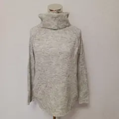 美品✦RAGEBLUE ウールニットセーター M MIX　ホワイト