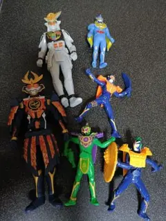 仮面ライダー鎧武 ソフビ フィギュア 6体セット