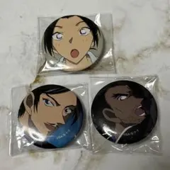 コナン　缶バッジ　3個セット 大和敢助 上原由衣 諸伏高明