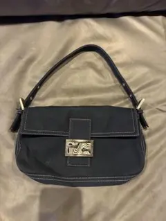 Fendi マンマバケット ネイビー キャンバス