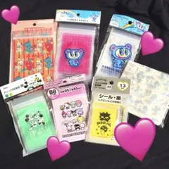 【詰め合わせセット！】キャラクター柄ジップバッグ