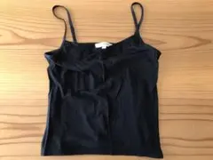 ミッシェルクラン　タンクトップ　ブラック　ビーズ付き