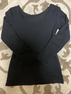 HEATTECH EXTRA WARM ブラック長袖Tシャツ S