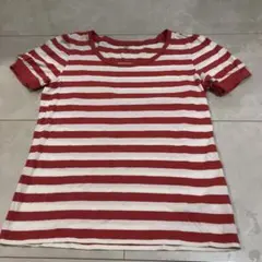 レディース　ユニクロボーダーＴシャツMのサムネイル