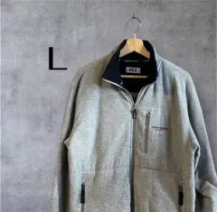 GERRY COSBY メンズ アウター L フルジップ グレー ポリエステル