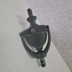 真鍮製 ドアノッカー レトロ 中古品