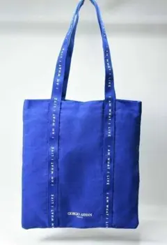 EAb6 新品未使用本物　ARMANI アルマーニ　ノベルティトートバッグのサムネイル
