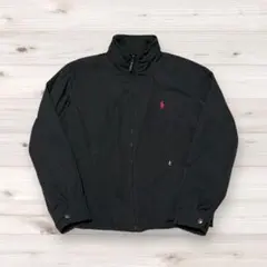 POLO ポロ ラルフローレン スウィングトップ ジャケット 黒 スミクロ XL