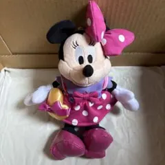 ミニーぬいぐるみバッジ　トゥーンタウン