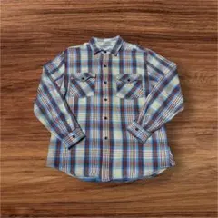 80年90年 長袖ヘビーフランネルシャツ アメカジ