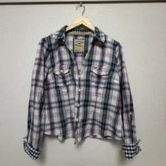 Hollister シャツ レディース Lサイズ　チェックのサムネイル