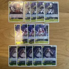 ワンピースカード14枚セット(アブサロム、レイリー、ペローナ、ホグバック)