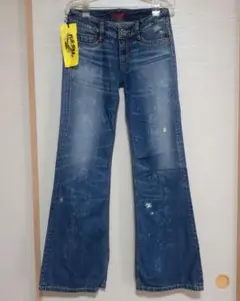 RNA　ダメージジーンズ　デニム　フレアデニムパンツ