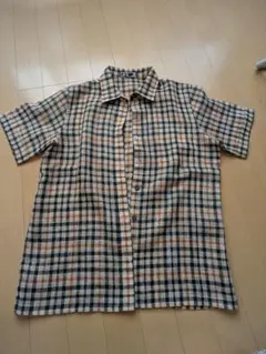 DAKS 半袖 チェックシャツのサムネイル