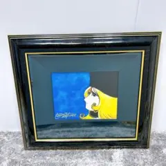 【F6号】松本零士【銀河鉄道999】肉筆/表裏サイン有り/油彩/アクリル/額縁 松本零士 直筆サイン入り版画「銀河鉄道999／メーテル」（松本