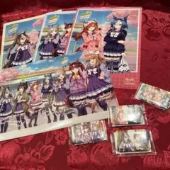 ウマ娘　クリアファイル　缶バッジ　ファミマ　コンプリート